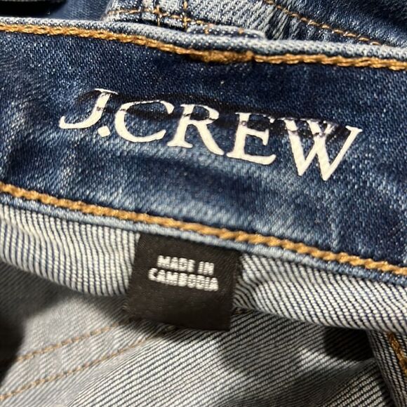 J. Crew Slim Demi Boot Jeans in Normandy Blue size 33 NWOT - Picture 10 of 13